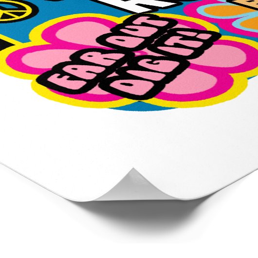 Affiche de concert Hippiefest (Coin)