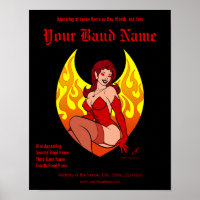 Affiche de concert personnalisable