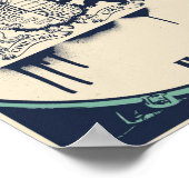 Affiche de concert T-cats - vert (Coin)