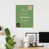 Affiche de concours, Affiche de concours sur les m (Bureau à domicile)