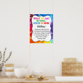 Affiche de confidentialité du bureau de conseil (Cuisine)