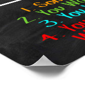 Affiche de confidentialité du bureau de conseil (Coin)