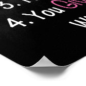 Affiche de confidentialité du bureau de conseil (Coin)