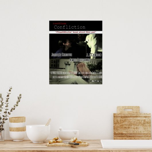 Affiche de conflit (Cuisine)