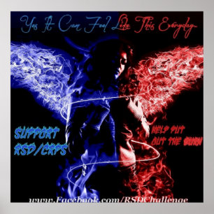 affiche de conscience de rsd/crps