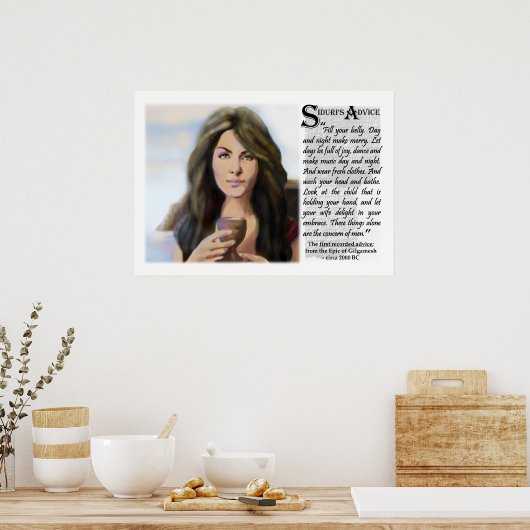 Affiche de conseil de Siduri (Cuisine)