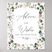 Affiche de conseils et de vœux à l'aquarelle (Devant)