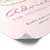 Affiche de conseils rose (Coin)
