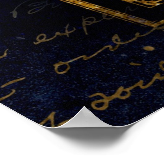 affiche de constellation aquarius (Coin)