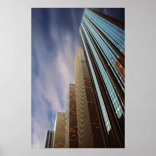 Affiche de construction moderne, New York (Devant)