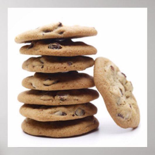 Affiche de cookies aux pépites de chocolat (Devant)