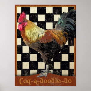 Affiche de coq de Bisto