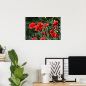 Affiche de coquelicots - Photographie de fleurs da (Bureau à domicile)