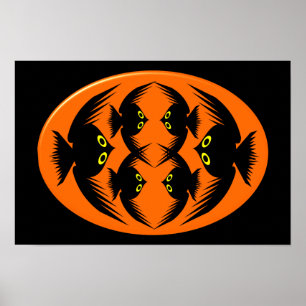 Affiche de corbeaux d'Halloween