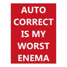 Affiche de correction automatique