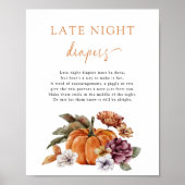 Affiche de couche pour fin de nuit d'automne (Devant)