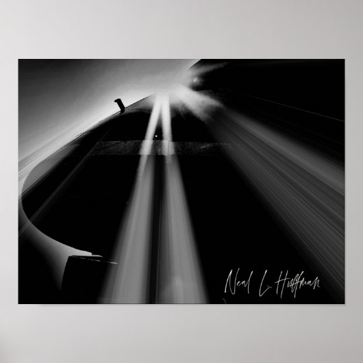 Affiche de coucher de soleil SAAB 340 (Devant)