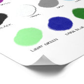 Affiche de couleurs – Art mural pour la maternelle (Coin)
