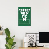Affiche de cour de Badminton 2 (Bureau à domicile)
