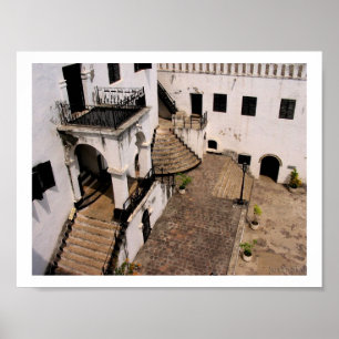 affiche de cour de château d'elmina