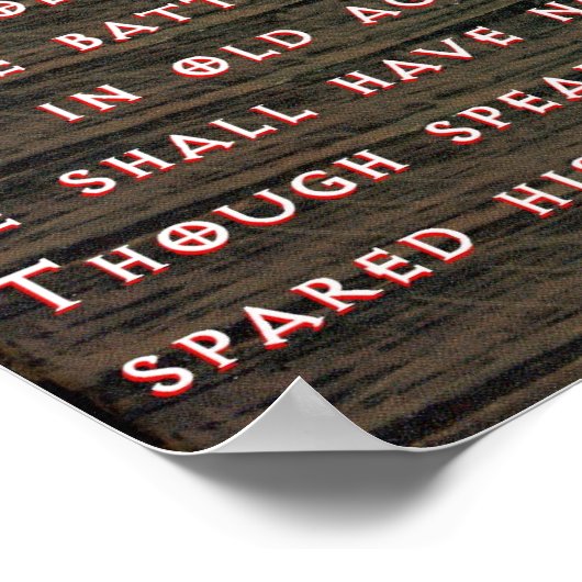 Affiche de courage (Coin)