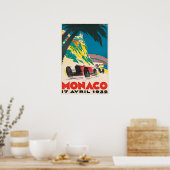 Affiche de course automobile Art Monaco Racing 193 (Cuisine)