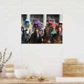 Affiche de course de cheval (Cuisine)