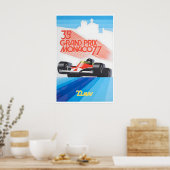 Affiche de course de Monaco Poster Art de voiture (Cuisine)