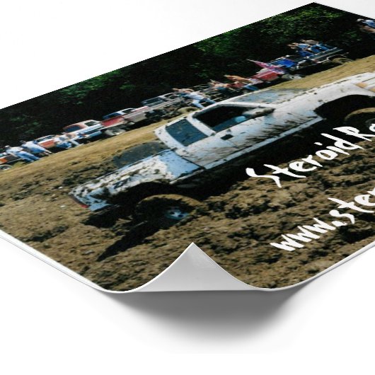 Affiche de course stéroïde (Coin)