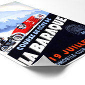 Affiche de course vintage France restaurée (Coin)