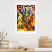Affiche de couverture de la pulpe Captain Future (Cuisine)