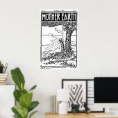 affiche de couverture du magazine mère Earth mars  (Bureau à domicile)