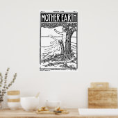 affiche de couverture du magazine mère Earth mars  (Cuisine)