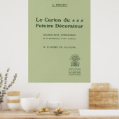 Affiche de couverture Le Carton Du Peintre 1910 (Cuisine)