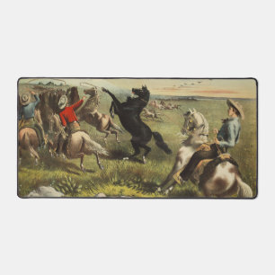 Affiche de cow-boy de l'Ouest sauvage de Buffalo B