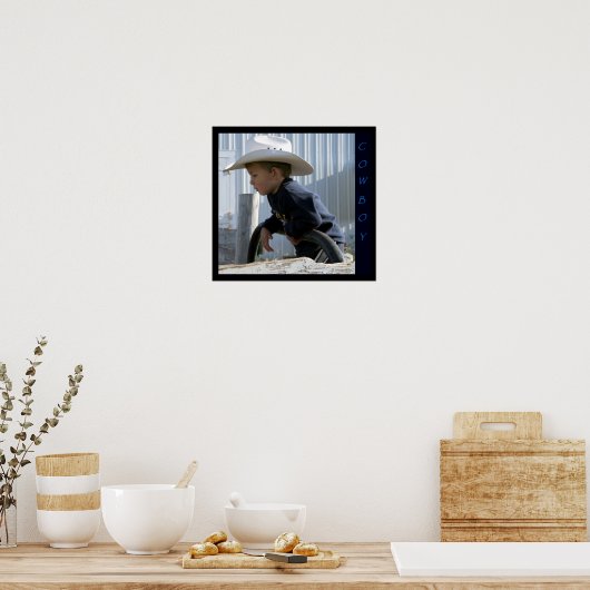 affiche de cowboy (Cuisine)