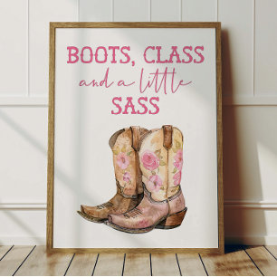 Affiche de Cowgirl Rose pour Décoration de Chambre