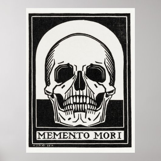 Affiche de crâne (Devant)