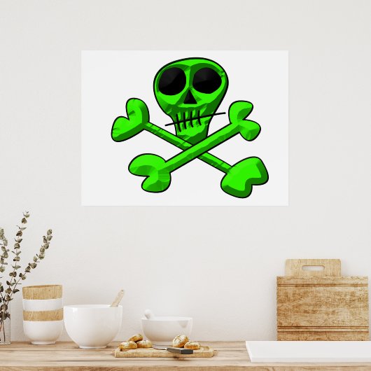 affiche de crâne (Cuisine)