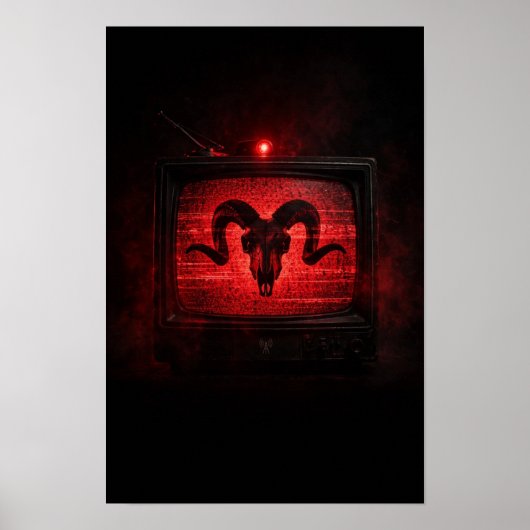 Affiche de crâne de diffusion BAAL — Art mural got (Devant)