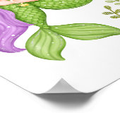 Affiche de crèche Sirène Décoration de chambre d'e (Coin)