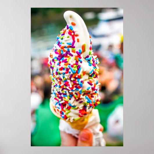 affiche de crème glacée (Devant)