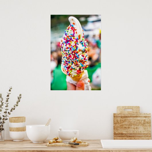 affiche de crème glacée (Cuisine)