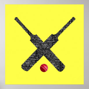 affiche de cricket