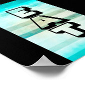 affiche de cuisine avec texte manger design modern (Coin)