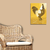 Affiche de cuisine Coq Jaune