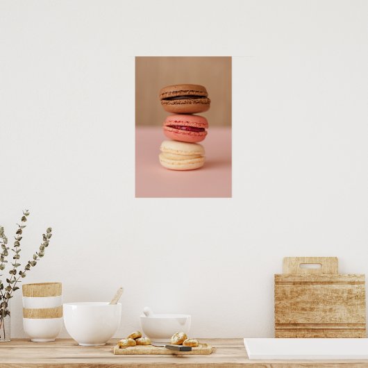 Affiche de cuisine Macarons (Cuisine)