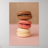Affiche de cuisine Macarons (Devant)