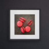 Affiche de cuisine Macarons sucrés | Macarons Roug