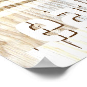 affiche de cuisine typographie rustique chic (Coin)